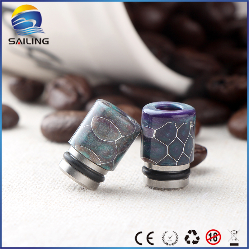 510 SS Epoxy Resin Drip Tips short