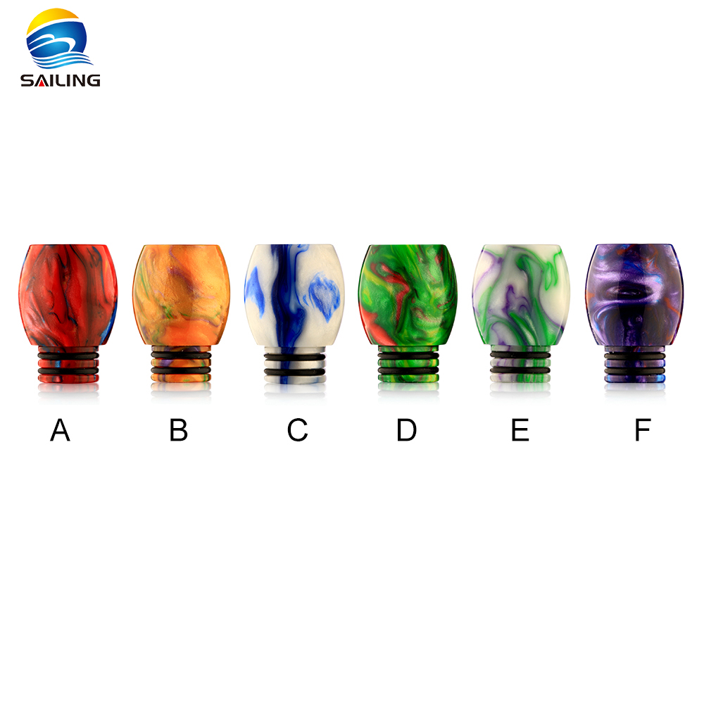 Epoxy Resin 510 Drip Tips Dual O rings