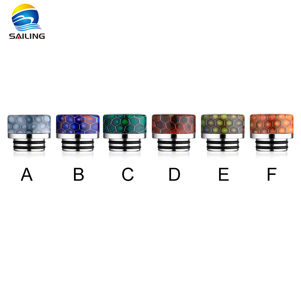 Epoxy Resin Snake Pattern 810 Drip Tips for TFV8/TFV12