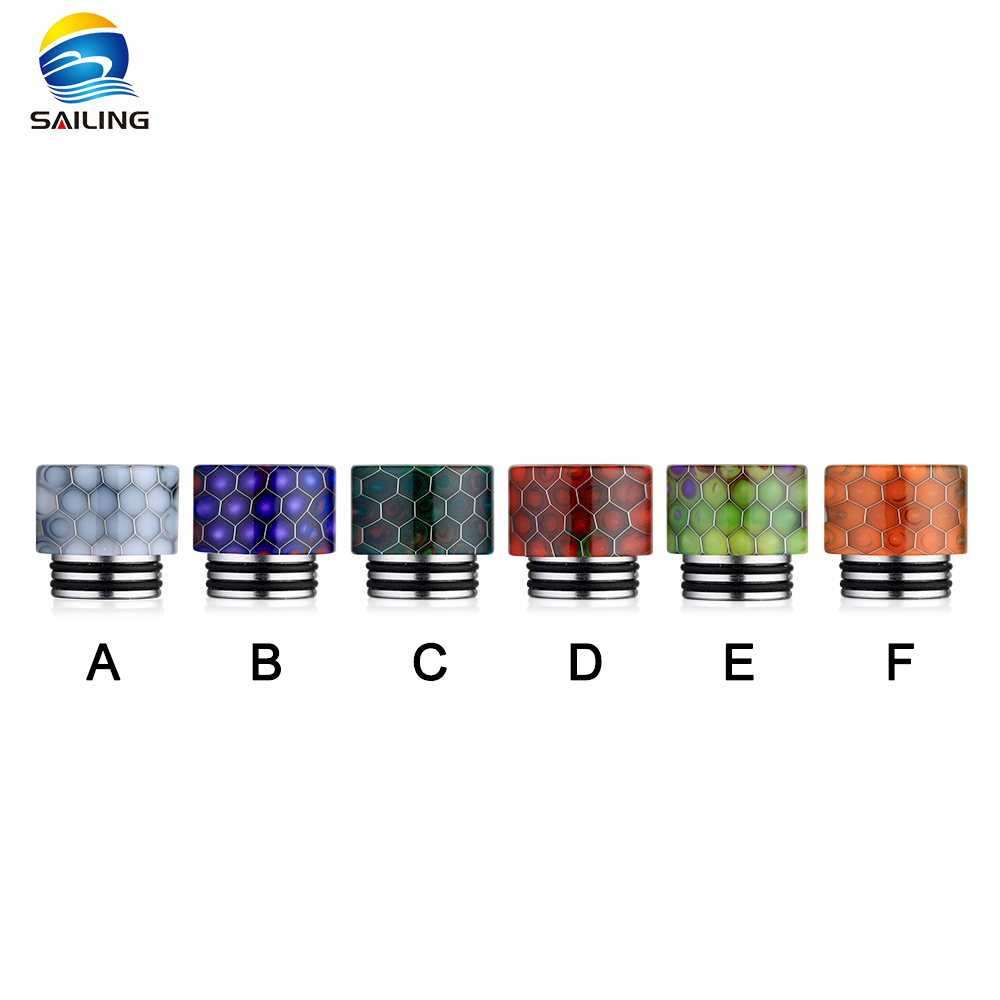 Epoxy Resin Snake Pattern 810 Drip Tips for TFV8/TFV12