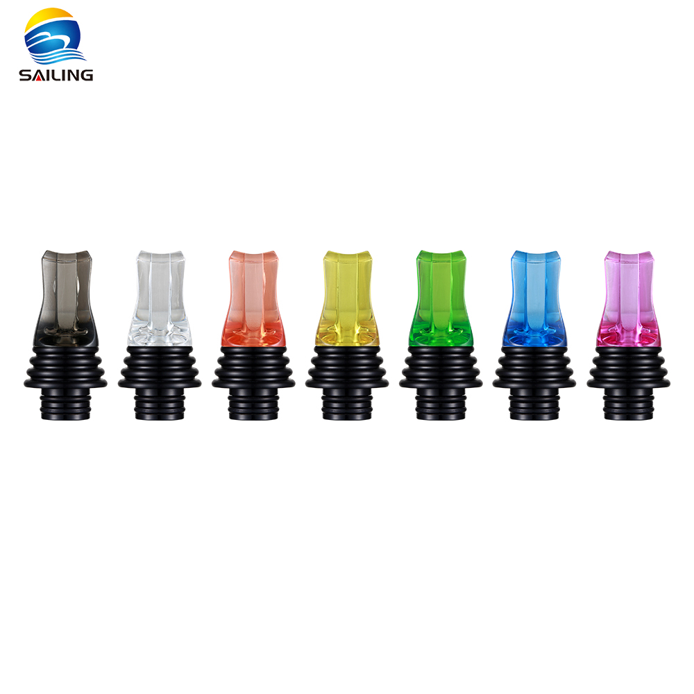 510 Derlin+Plastic Drip Tip,2 Drip Tips assembly