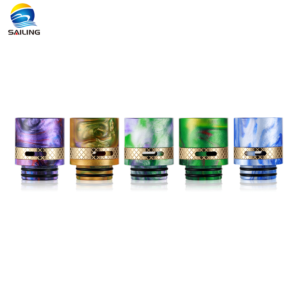 Epoxy Resin 810 Adjustable Airflow Drip Tips for TFV8/TFV12