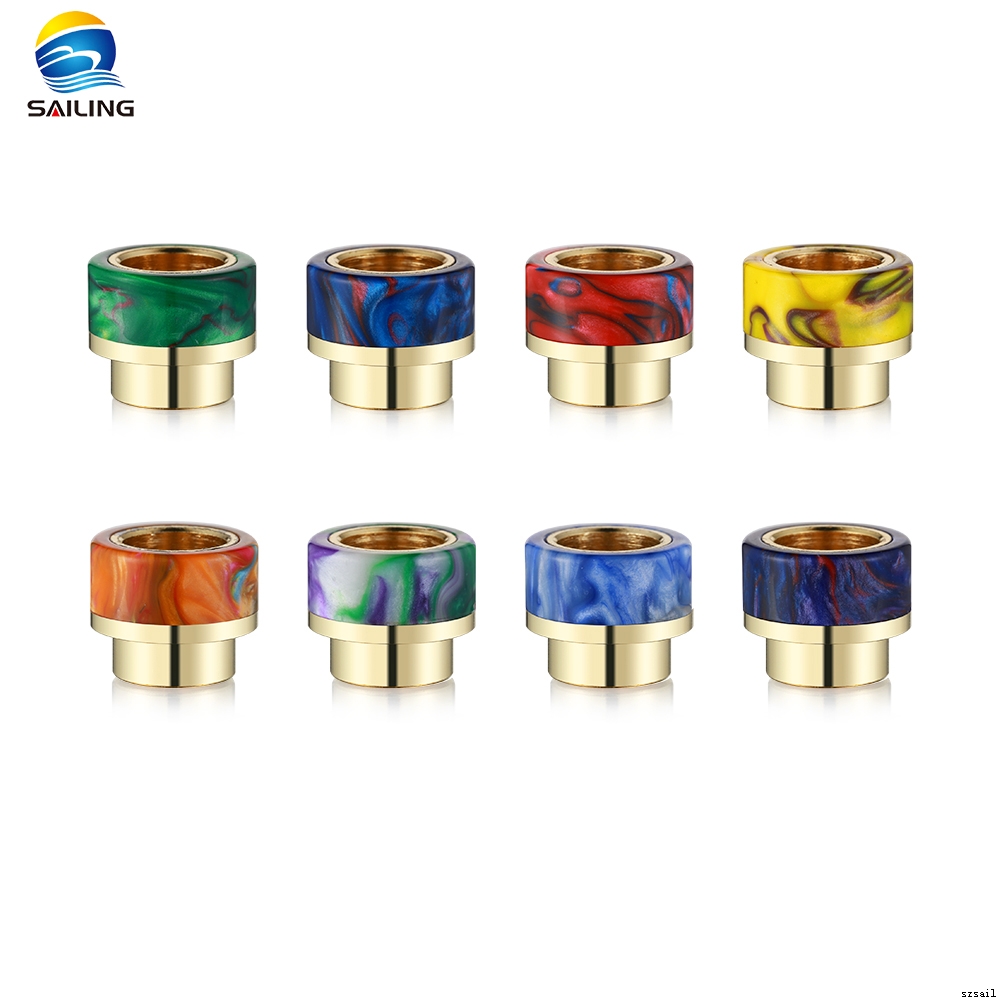 SS gilding+Epoxy Resin 810 Drip Tips