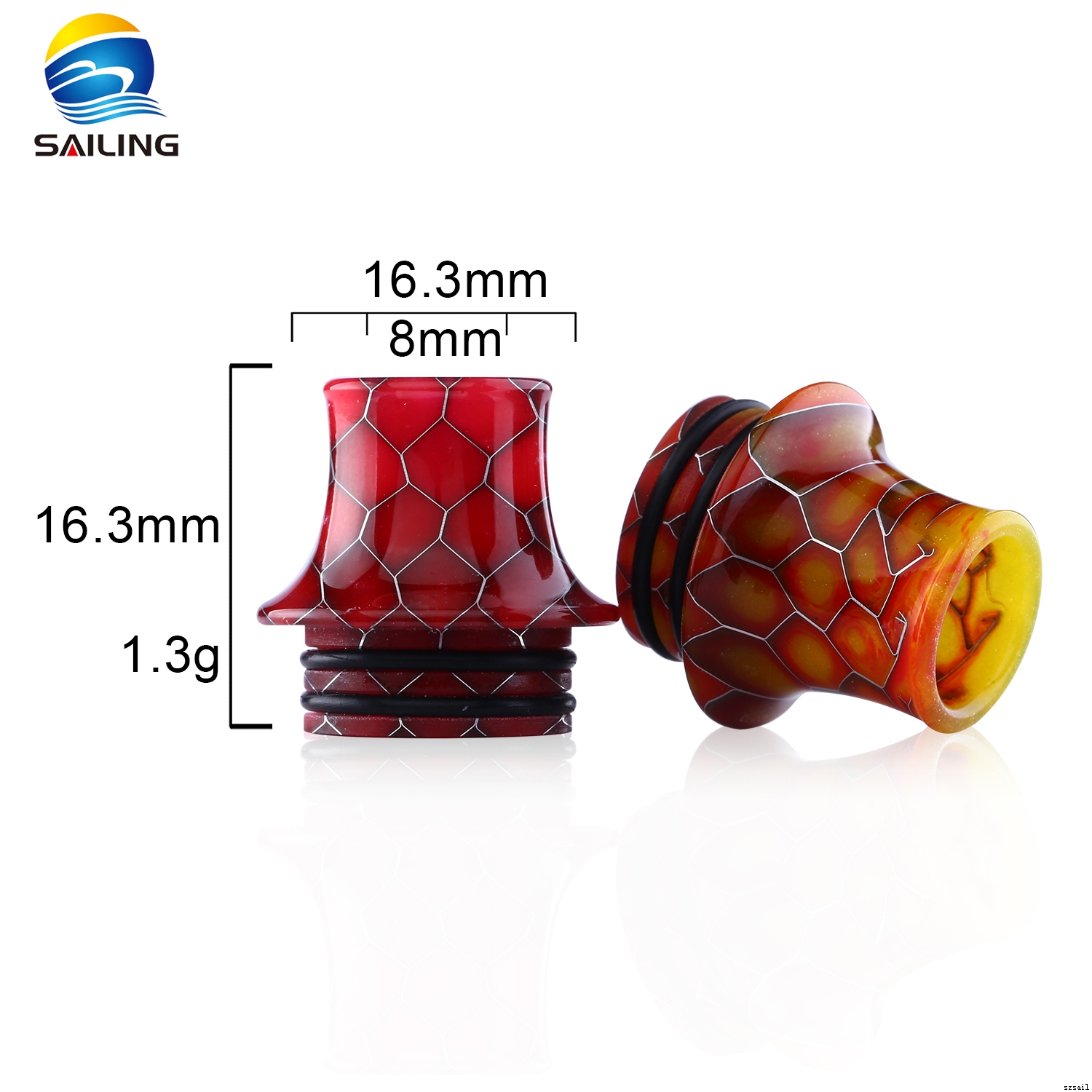 Epoxy Resin 810 Drip  Tips for TFV8/TFV12