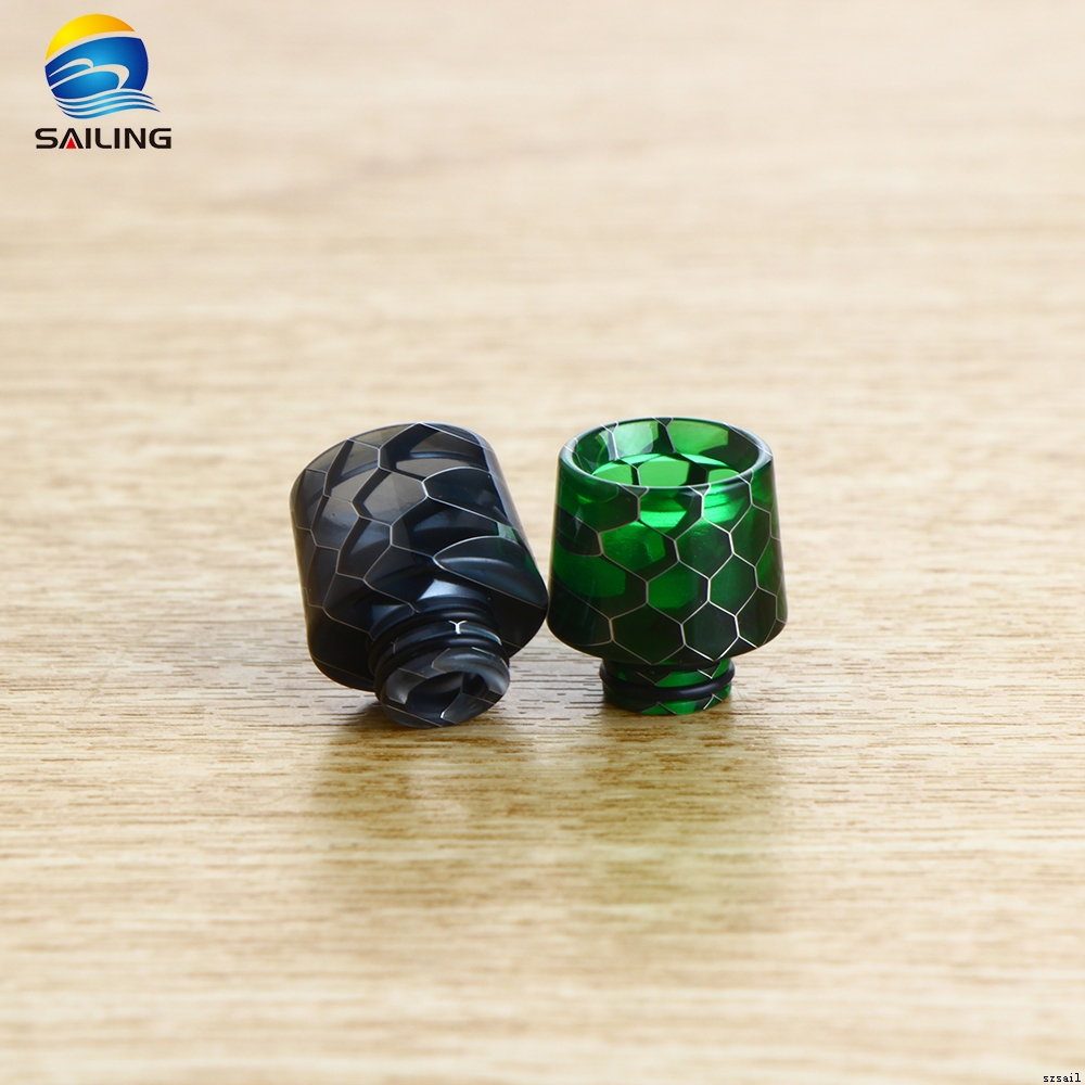 Epoxy Resin Snake Pattern 510 Drip Tips