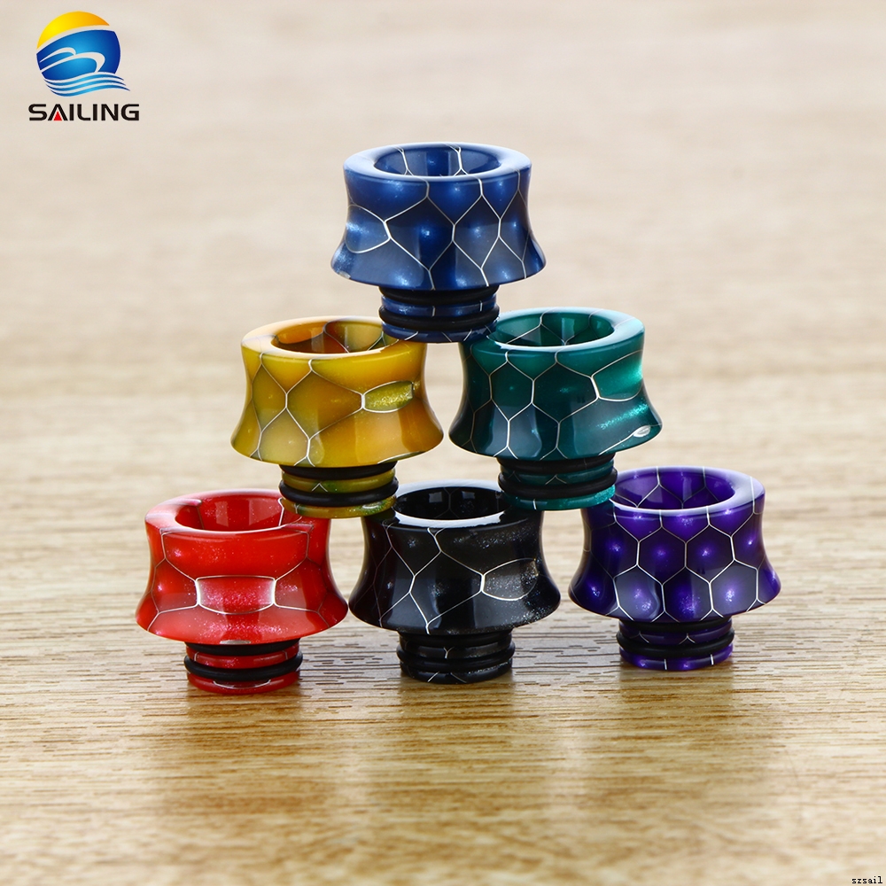 Epoxy Resin Snake Pattern 510 Drip Tips