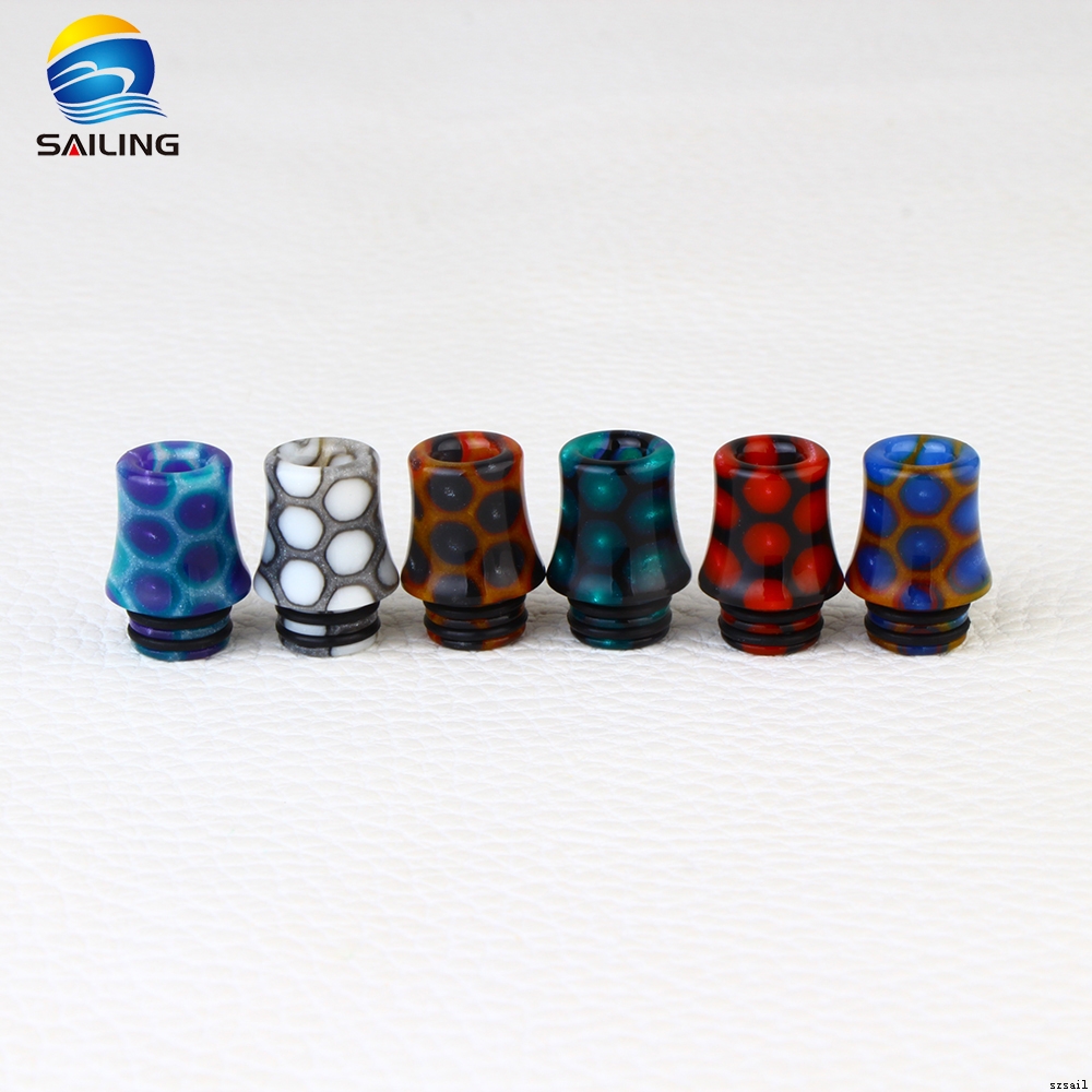 Epoxy Resin Snake Pattern 510 Drip Tips