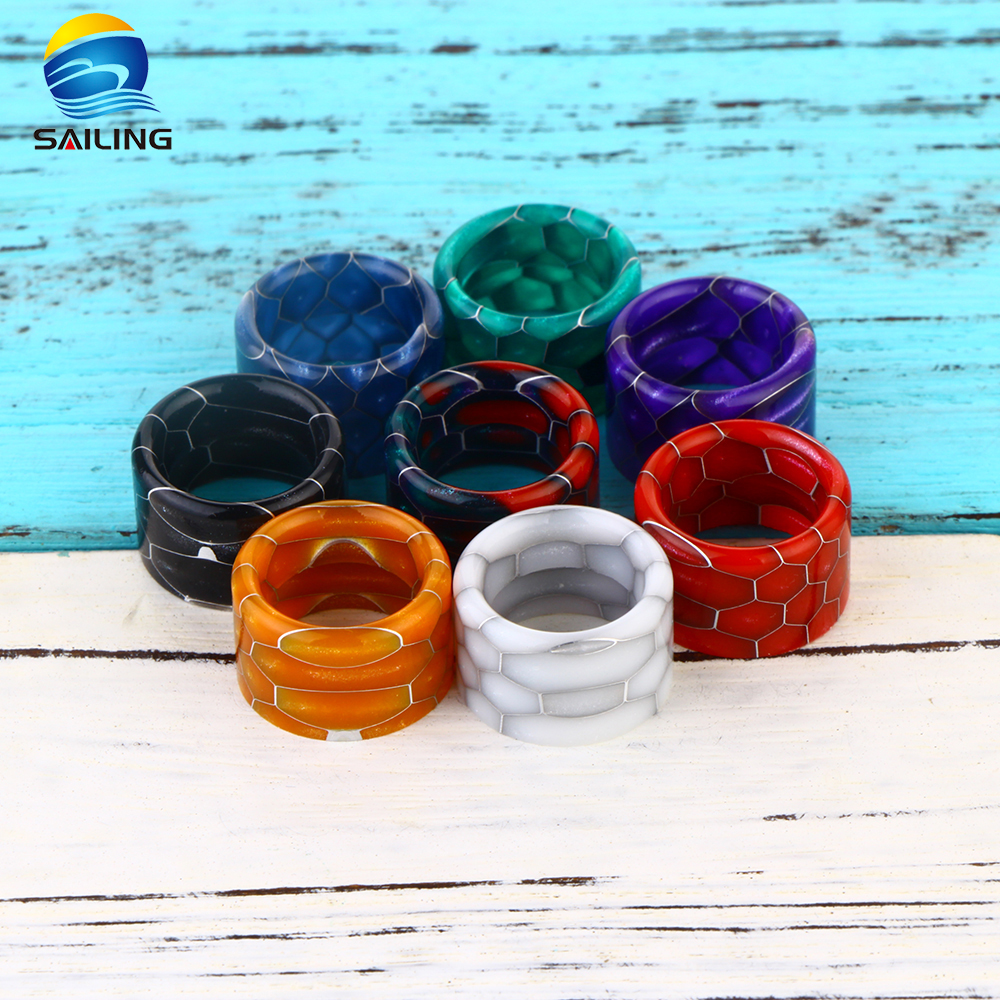 Epoxy Resin Snake  Pattern Drip Tips for  Smok TFV16