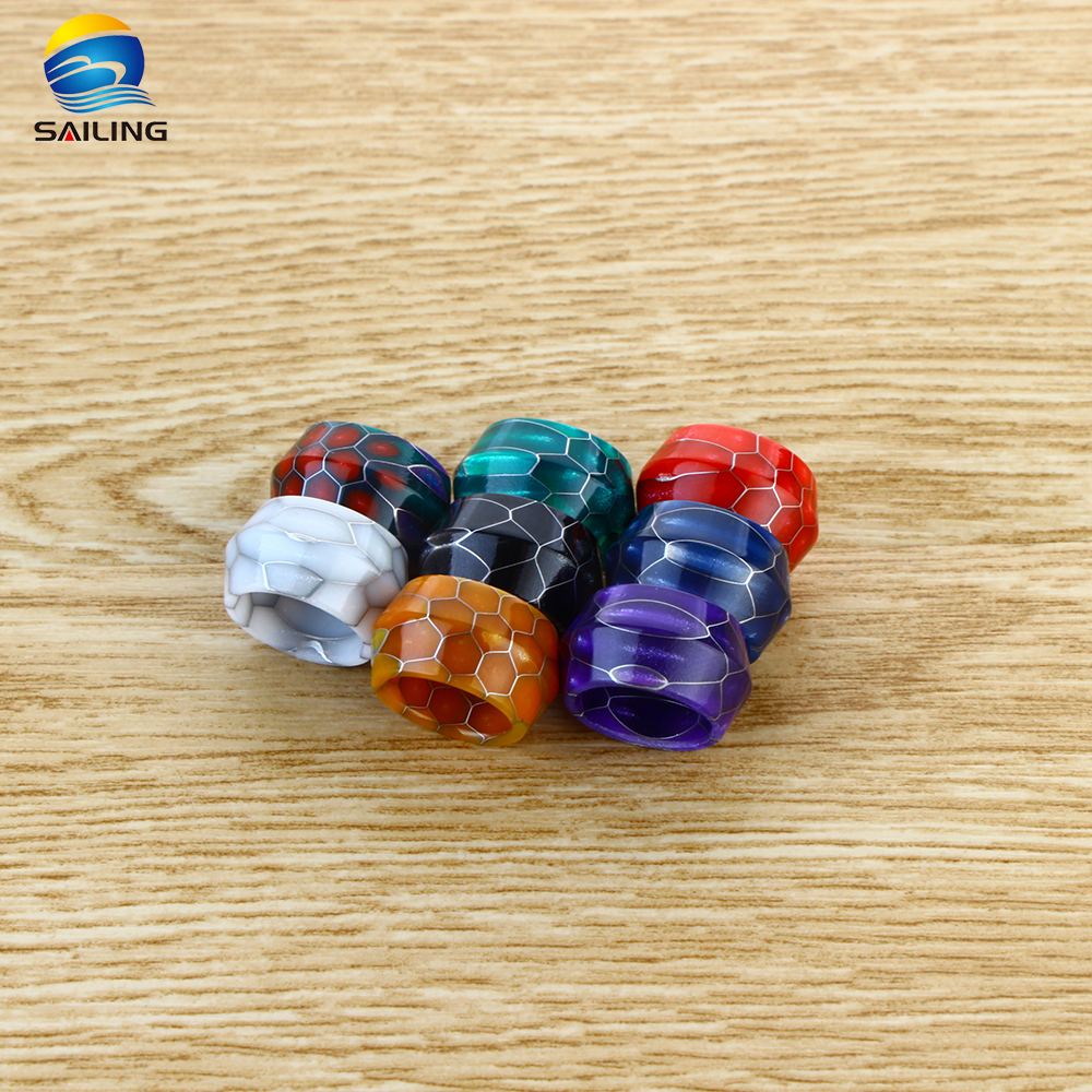 Epoxy Resin Snake  Pattern Drip Tips for  Smok TFV16