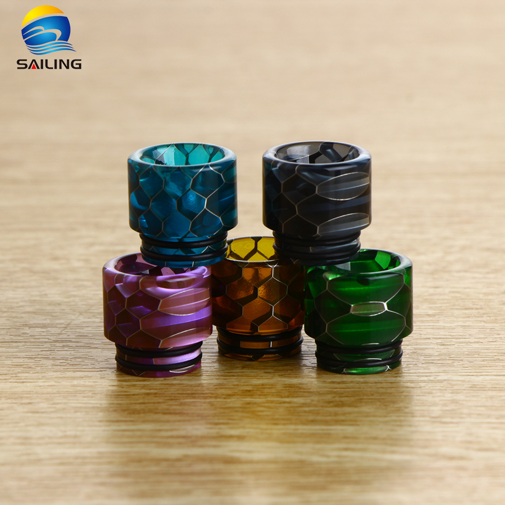 Epoxy Resin Snake  Pattern 810 Drip Tips for TFV8/TFV12